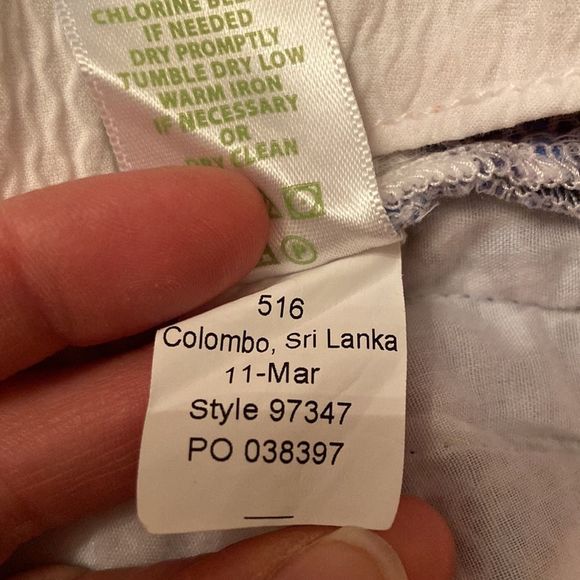 LILLY PULITZER Mitzie Fallin In Love Seashell Textured Cotton Slim Pants - Picture 13 of 13